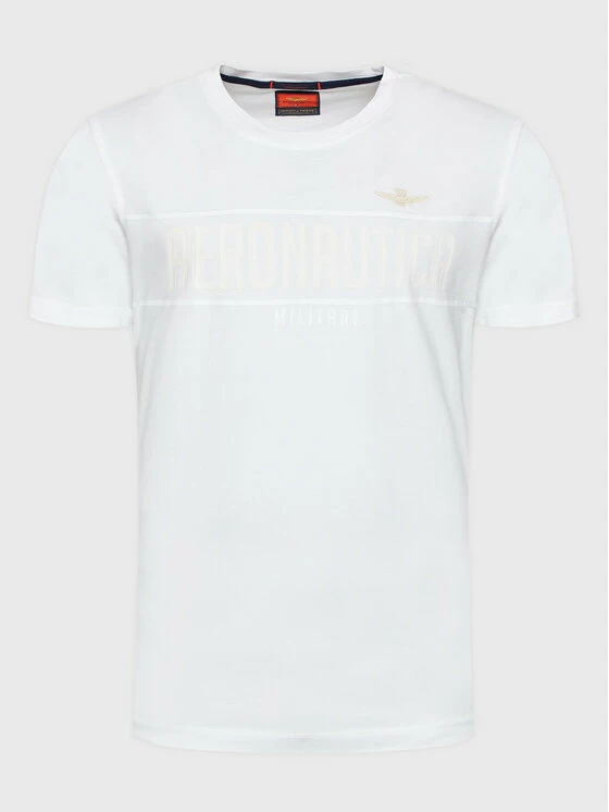 Εξοδος 🔥 Aeronautica Militare Άνδρες T-shirts T-Shirt 222TS2047J550 Λευκό Comfort Fit 😍 5 Εξοδος 🔥 Aeronautica Militare Άνδρες T-shirts T-Shirt 222TS2047J550 Λευκό Comfort Fit 😍 - Image 5