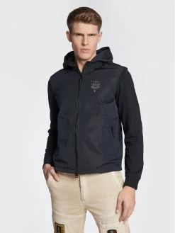 Τοπ 10 💯 Aeronautica Militare Άνδρες Μεταβατικά Μπουφάν Μπουφάν μεταβατικό 222AF445CT3015 Σκούρο μπλε Regular Fit 😀