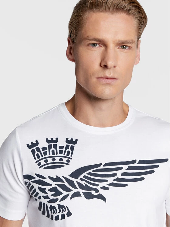 Πολύ καλή προσφορά ⌛ Aeronautica Militare Άνδρες T-shirts T-Shirt 222TS1992J550 Λευκό Regular Fit ✔️ 4 Πολύ καλή προσφορά ⌛ Aeronautica Militare Άνδρες T-shirts T-Shirt 222TS1992J550 Λευκό Regular Fit ✔️ - Image 4