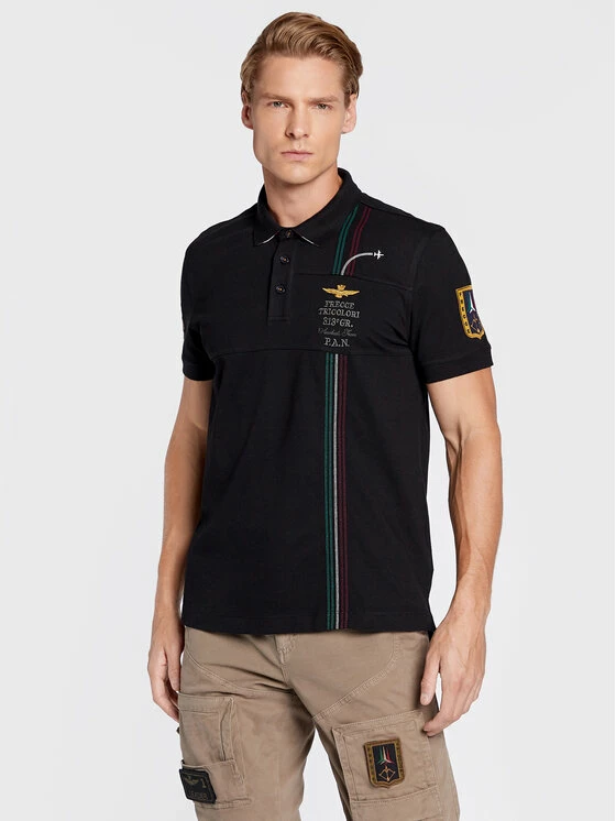 Προώθηση ❤️ Aeronautica Militare Άνδρες Μπλούζες Polo Polo 222PO1640P199 Μαύρο Regular Fit ❤️ 1 Προώθηση ❤️ Aeronautica Militare Άνδρες Μπλούζες Polo Polo 222PO1640P199 Μαύρο Regular Fit ❤️