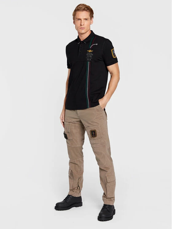 Προώθηση ❤️ Aeronautica Militare Άνδρες Μπλούζες Polo Polo 222PO1640P199 Μαύρο Regular Fit ❤️ 2 Προώθηση ❤️ Aeronautica Militare Άνδρες Μπλούζες Polo Polo 222PO1640P199 Μαύρο Regular Fit ❤️ - Image 2