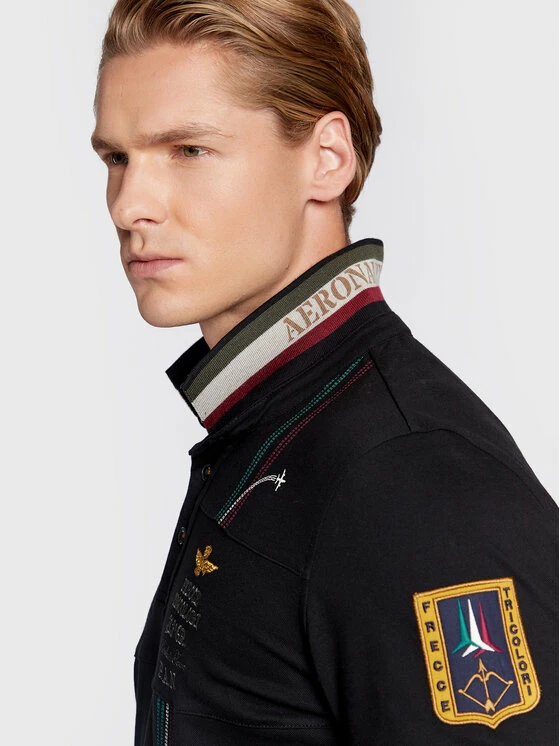 Προώθηση ❤️ Aeronautica Militare Άνδρες Μπλούζες Polo Polo 222PO1640P199 Μαύρο Regular Fit ❤️ 4 Προώθηση ❤️ Aeronautica Militare Άνδρες Μπλούζες Polo Polo 222PO1640P199 Μαύρο Regular Fit ❤️ - Image 4