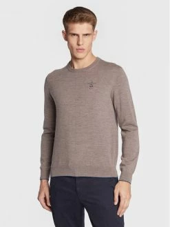 Εξοδος 👏 Aeronautica Militare Άνδρες Πουλόβερ 222MA1388L415 Μπεζ Regular Fit 🧨