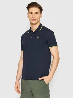 Aeronautica Militare Εκπτώσεις 5 Εκπτωση 🌟 Aeronautica Militare Άνδρες Μπλούζες Polo Polo 221PO1604P82 Σκούρο μπλε Regular Fit 😉