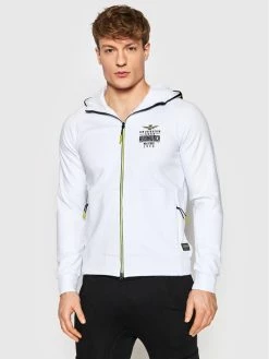 Flash Sale 🎉 Aeronautica Militare Άνδρες Μπλούζες Με Κουκούλα Μπλούζα 221FE1657F421 Λευκό Regular Fit 🌟