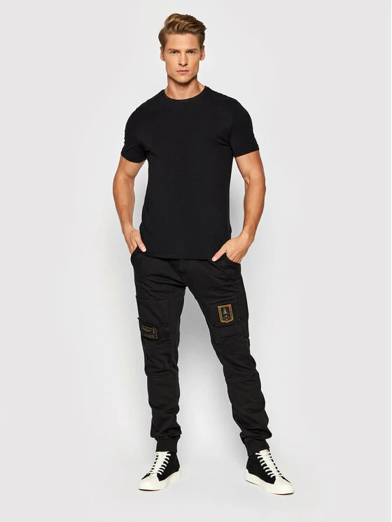 Συμφωνίες 🎉 Aeronautica Militare Άνδρες Υφασμάτινα Παντελόνια Παντελόνι υφασμάτινο 212PF743J505 Μαύρο Regular Fit ✔️ 2 Συμφωνίες 🎉 Aeronautica Militare Άνδρες Υφασμάτινα Παντελόνια Παντελόνι υφασμάτινο 212PF743J505 Μαύρο Regular Fit ✔️ - Image 2