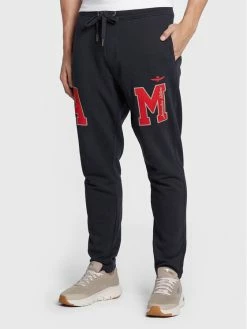 Εξοδος 😀 Aeronautica Militare Άνδρες Παντελόνια Φόρμας Παντελόνι φόρμας 222PF862F480 Σκούρο μπλε Regular Fit ❤️