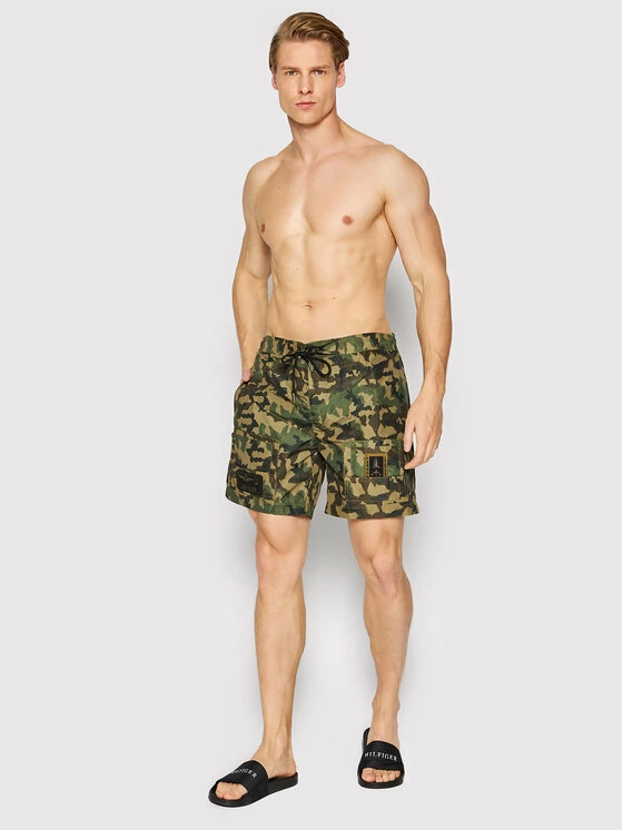 Ολοκαίνουργιο 👍 Aeronautica Militare Άνδρες Σορτς κολύμβησης 221BW179CT2437 Πράσινο Regular Fit 🎉 2 Ολοκαίνουργιο 👍 Aeronautica Militare Άνδρες Σορτς κολύμβησης 221BW179CT2437 Πράσινο Regular Fit 🎉 - Image 2