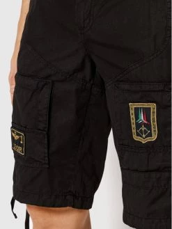 Εκπτωση 😉 Aeronautica Militare Άνδρες Υφασμάτινα Σορτς Σορτς υφασμάτινο 221BE041CT1122 Μαύρο Regular Fit 😀 -Aeronautica Militare Εκπτώσεις unnamed file 1376