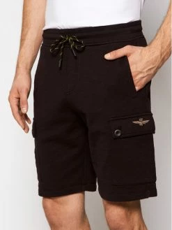 Aeronautica Militare Εκπτώσεις 17 Εκπτωση 🧨 Aeronautica Militare Άνδρες Υφασμάτινα Σορτς Σορτς υφασμάτινο 211BE126F433 Μαύρο Regular Fit 😀