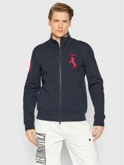 Εκπτωση 🤩 Aeronautica Militare Άνδρες Μπλούζες Με Φερμουάρ Μπλούζα 221FE1680F456 Σκούρο μπλε Regular Fit 😀