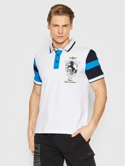 Το φθηνότερο 💯 Aeronautica Militare Άνδρες Μπλούζες Polo Polo 221PO1616P173 Λευκό Regular Fit 🌟
