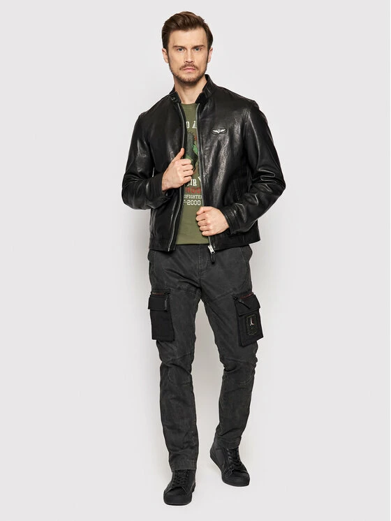 ΧΟΝΔΡΙΚΟ ΕΜΠΟΡΙΟ 🔔 Aeronautica Militare Άνδρες Δερμάτινα Μπουφάν Μπουφάν δερμάτινο 221PN5019PL171 Μαύρο Regular Fit 💯 2 ΧΟΝΔΡΙΚΟ ΕΜΠΟΡΙΟ 🔔 Aeronautica Militare Άνδρες Δερμάτινα Μπουφάν Μπουφάν δερμάτινο 221PN5019PL171 Μαύρο Regular Fit 💯 - Image 2