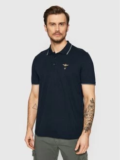 Φτηνός 🔥 Aeronautica Militare Άνδρες Μπλούζες Polo Polo 221PO1308P82 Σκούρο μπλε Regular Fit 🥰