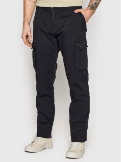 Best Pirce ⌛ Aeronautica Militare Άνδρες Υφασμάτινα Παντελόνια Παντελόνι υφασμάτινο 221PA1484CT2960 Σκούρο μπλε Regular Fit 👏