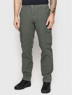 Συμφωνίες ⌛ Aeronautica Militare Άνδρες Υφασμάτινα Παντελόνια Παντελόνι υφασμάτινο 221PA1484CT2960 Γκρι Regular Fit 💯