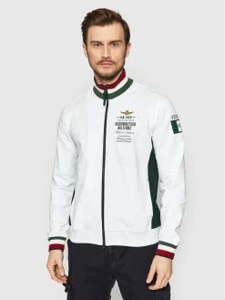 Καλύτερες κριτικές για ❤️ Aeronautica Militare Άνδρες Μπλούζες Με Φερμουάρ Μπλούζα 221FE1673F419 Λευκό Regular Fit 👍
