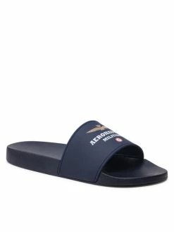 Ολοκαίνουργιο 🤩 Aeronautica Militare Άνδρες Παντόφλες 221SC217CT2996 Σκούρο μπλε 😉