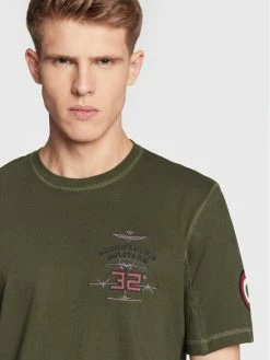 Αγορά 🧨 Aeronautica Militare Άνδρες T-shirts T-Shirt 222TS2007J568 Πράσινο Comfort Fit ✔️ -Aeronautica Militare Εκπτώσεις unnamed file 1654