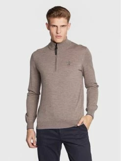 Flash Sale 😀 Aeronautica Militare Άνδρες Πουλόβερ 222MA1389L415 Μπεζ Regular Fit 💯