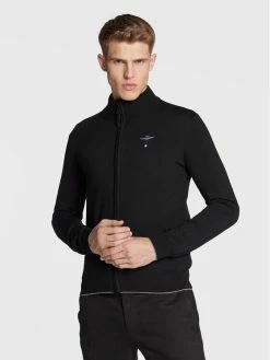 Εξοδος 😉 Aeronautica Militare Άνδρες Ζακέτες Ζακέτα 222MA1390L415 Μαύρο Regular Fit 🎉