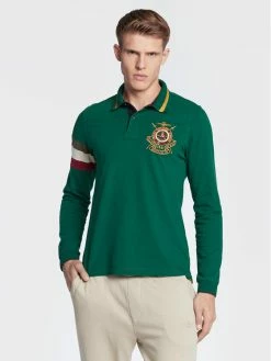 ΧΟΝΔΡΙΚΟ ΕΜΠΟΡΙΟ 😍 Aeronautica Militare Άνδρες Μπλούζες Polo Polo 222PO1655J564 Πράσινο Regular Fit 🔔