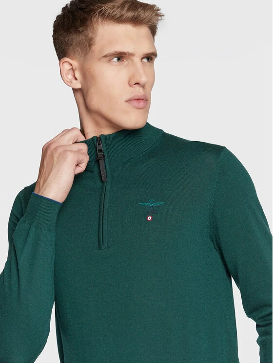 Καλύτερη πώληση 🔥 Aeronautica Militare Άνδρες Πουλόβερ 222MA1389L415 Πράσινο Regular Fit ✔️ 5 Καλύτερη πώληση 🔥 Aeronautica Militare Άνδρες Πουλόβερ 222MA1389L415 Πράσινο Regular Fit ✔️ - Image 5