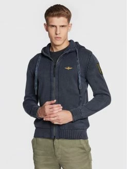 Πολύ καλή προσφορά 🥰 Aeronautica Militare Άνδρες Ζακέτες Ζακέτα 222MA1406L385 Σκούρο μπλε Regular Fit 😍