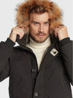 Νέος 👏 Aeronautica Militare Άνδρες Μπουφάν Παρκά Parka 222AB2037CT2932 Μαύρο Regular Fit ⌛ -Aeronautica Militare Εκπτώσεις unnamed file 1843