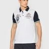 Καλύτερη πώληση ✔️ Aeronautica Militare Άνδρες Μπλούζες Polo Polo 221PO1627P199 Λευκό Regular Fit ❤️