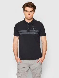 Προϋπολογισμός ✔️ Aeronautica Militare Άνδρες Μπλούζες Polo Polo 221PO1621P212 Σκούρο μπλε Regular Fit ❤️