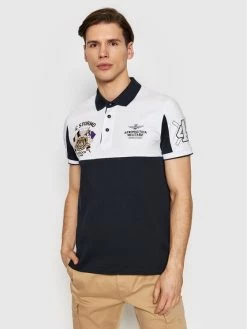 Συμφωνίες ✨ Aeronautica Militare Άνδρες Μπλούζες Polo Polo 221PO1618P199 Σκούρο μπλε Regular Fit 🤩