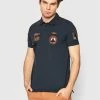 Προώθηση 🎉 Aeronautica Militare Άνδρες Μπλούζες Polo Polo 221PO1602P192 Σκούρο μπλε Regular Fit ⌛