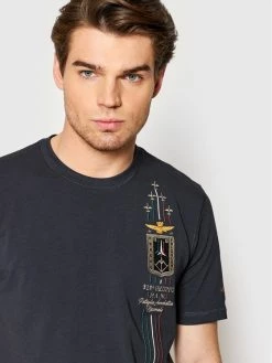 Συμφωνίες ⭐ Aeronautica Militare Άνδρες T-shirts T-Shirt 221TS1900J507 Σκούρο μπλε Regular Fit 😉 -Aeronautica Militare Εκπτώσεις unnamed file 1986