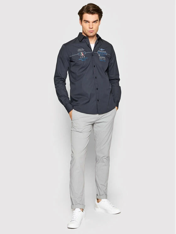 Προϋπολογισμός ⭐ Aeronautica Militare Άνδρες Casual Πουκάμισα Πουκάμισο 221CA1203CT2941 Σκούρο μπλε Regular Fit 🌟 2 Προϋπολογισμός ⭐ Aeronautica Militare Άνδρες Casual Πουκάμισα Πουκάμισο 221CA1203CT2941 Σκούρο μπλε Regular Fit 🌟 - Image 2