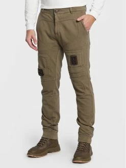 Aeronautica Militare Εκπτώσεις 35 Ολοκαίνουργιο 😀 Aeronautica Militare Άνδρες Παντελόνια Joggers Jogger 222PF743J505 Πράσινο Regular Fit 🛒