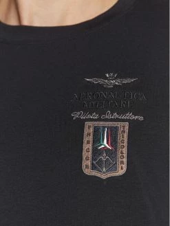 Ολοκαίνουργιο 👏 Aeronautica Militare Άνδρες Μακρυμάνικα Longsleeve 222TS2003J507 Μαύρο Regular Fit 🎁 -Aeronautica Militare Εκπτώσεις unnamed file 239