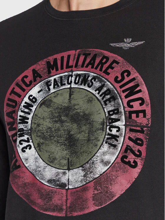 Best Pirce 😉 Aeronautica Militare Άνδρες Μακρυμάνικα Longsleeve 222TS2021J538 Μαύρο Regular Fit 🥰 5 Best Pirce 😉 Aeronautica Militare Άνδρες Μακρυμάνικα Longsleeve 222TS2021J538 Μαύρο Regular Fit 🥰 - Image 5