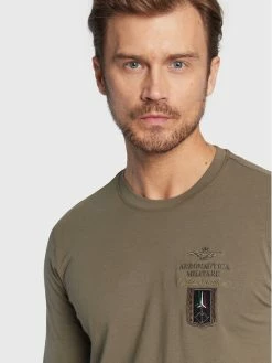 Το φθηνότερο 😀 Aeronautica Militare Άνδρες Μακρυμάνικα Longsleeve 222TS2003J507 Πράσινο Regular Fit 🤩 -Aeronautica Militare Εκπτώσεις unnamed file 258