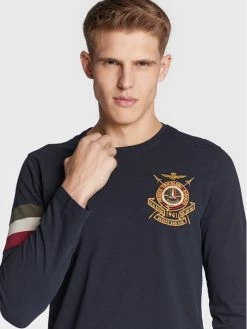 Προϋπολογισμός ⌛ Aeronautica Militare Άνδρες Μακρυμάνικα Longsleeve 222TS2028J564 Σκούρο μπλε Regular Fit 🔔 -Aeronautica Militare Εκπτώσεις unnamed file 273