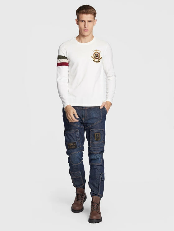 Η καλύτερη συμφωνία 🔔 Aeronautica Militare Άνδρες Μακρυμάνικα Longsleeve 222TS2028J564 Λευκό Regular Fit 🤩 2 Η καλύτερη συμφωνία 🔔 Aeronautica Militare Άνδρες Μακρυμάνικα Longsleeve 222TS2028J564 Λευκό Regular Fit 🤩 - Image 2