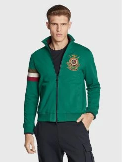 Εκπτωση 🥰 Aeronautica Militare Άνδρες Μπλούζες Με Φερμουάρ Μπλούζα 222FE1704F442 Πράσινο Regular Fit 💯