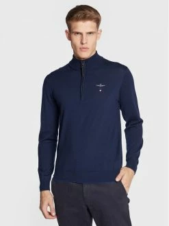 ΧΟΝΔΡΙΚΟ ΕΜΠΟΡΙΟ 🧨 Aeronautica Militare Άνδρες Πουλόβερ 222MA1389L415 Σκούρο μπλε Regular Fit 🔥