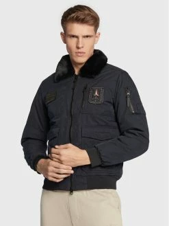 Νέος ⌛ Aeronautica Militare Άνδρες Χειμωνιάτικα Μπουφάν Μπουφάν χειμωνιάτικο 222AB2041CT2932 Σκούρο μπλε Regular Fit 🔔