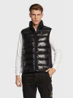 Κουπόνι 😀 Aeronautica Militare Άνδρες Γιλέκα Γιλέκο 222AB2030CT3011 Μαύρο Regular Fit ⭐