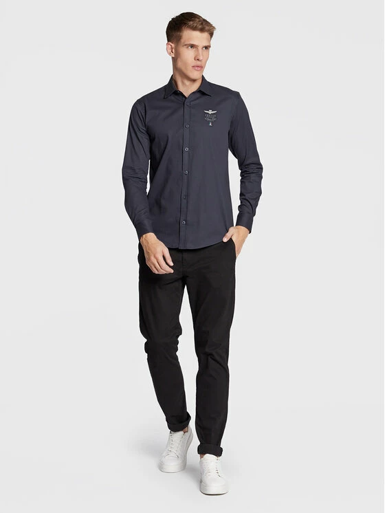 Εξοδος ⌛ Aeronautica Militare Άνδρες Casual Πουκάμισα Πουκάμισο 222CA1217CT2911 Σκούρο μπλε Regular Fit 🎉 2 Εξοδος ⌛ Aeronautica Militare Άνδρες Casual Πουκάμισα Πουκάμισο 222CA1217CT2911 Σκούρο μπλε Regular Fit 🎉 - Image 2