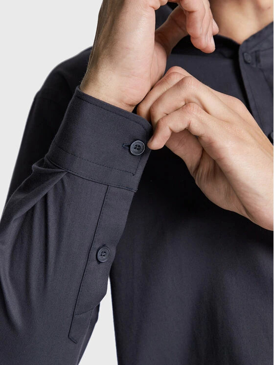 Εξοδος ⌛ Aeronautica Militare Άνδρες Casual Πουκάμισα Πουκάμισο 222CA1217CT2911 Σκούρο μπλε Regular Fit 🎉 4 Εξοδος ⌛ Aeronautica Militare Άνδρες Casual Πουκάμισα Πουκάμισο 222CA1217CT2911 Σκούρο μπλε Regular Fit 🎉 - Image 4