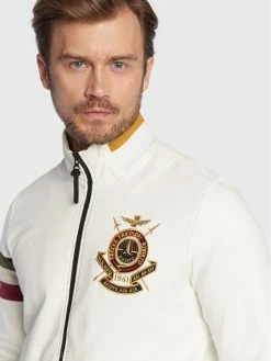 Το φθηνότερο 😀 Aeronautica Militare Άνδρες Μπλούζες Με Φερμουάρ Μπλούζα 222FE1704F442 Λευκό Regular Fit 😀 -Aeronautica Militare Εκπτώσεις unnamed file 463