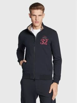 Νέος 😉 Aeronautica Militare Άνδρες Μπλούζες Με Φερμουάρ Μπλούζα 222FE1715F439 Σκούρο μπλε Regular Fit 🔔