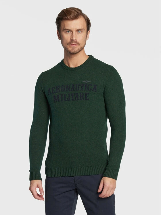 Τοπ 10 💯 Aeronautica Militare Άνδρες Πουλόβερ 222MA1418L417 Πράσινο Regular Fit 🎁 1 Τοπ 10 💯 Aeronautica Militare Άνδρες Πουλόβερ 222MA1418L417 Πράσινο Regular Fit 🎁